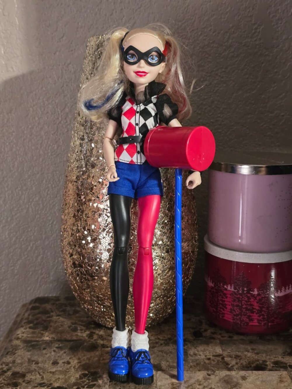 🃏 2015 DC Super Hero Girls Harley Quinn 12” Doll – Mattel